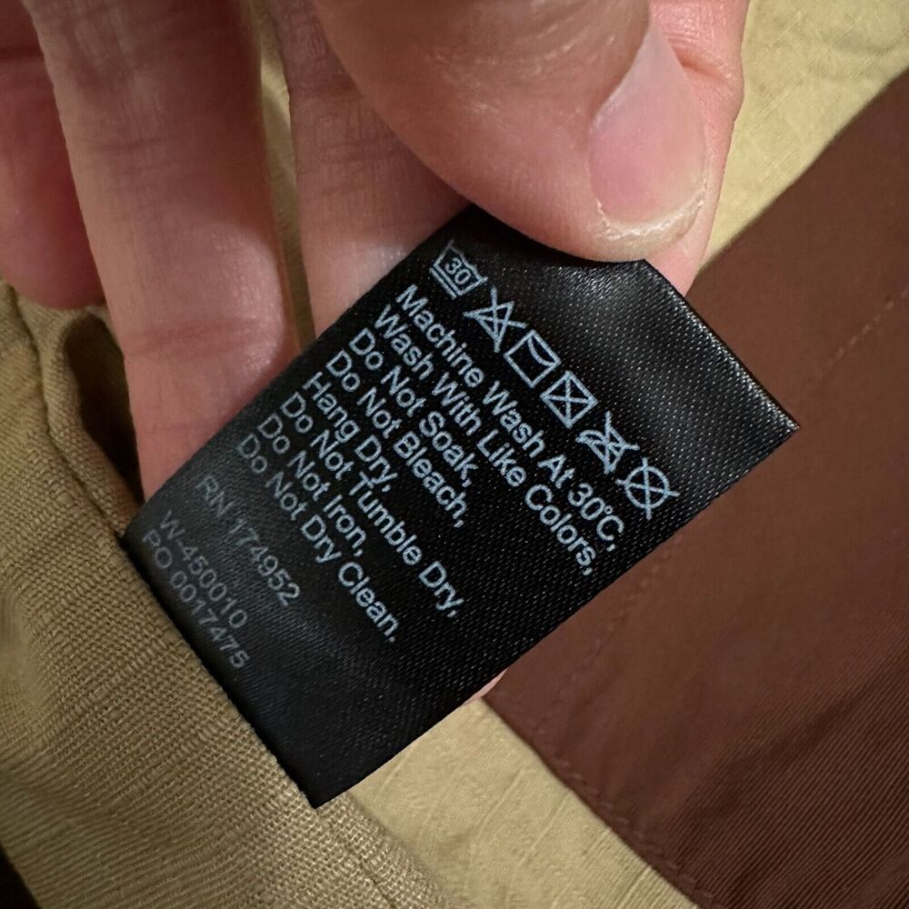 WELLEN Quilted Jacket Brown Full Zip Insulated Cozy Winter Outdoor Nylon - Picture 9 of 11